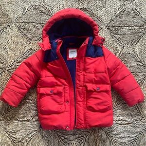 Mini Boden Boys Winter Coat Size 5-6